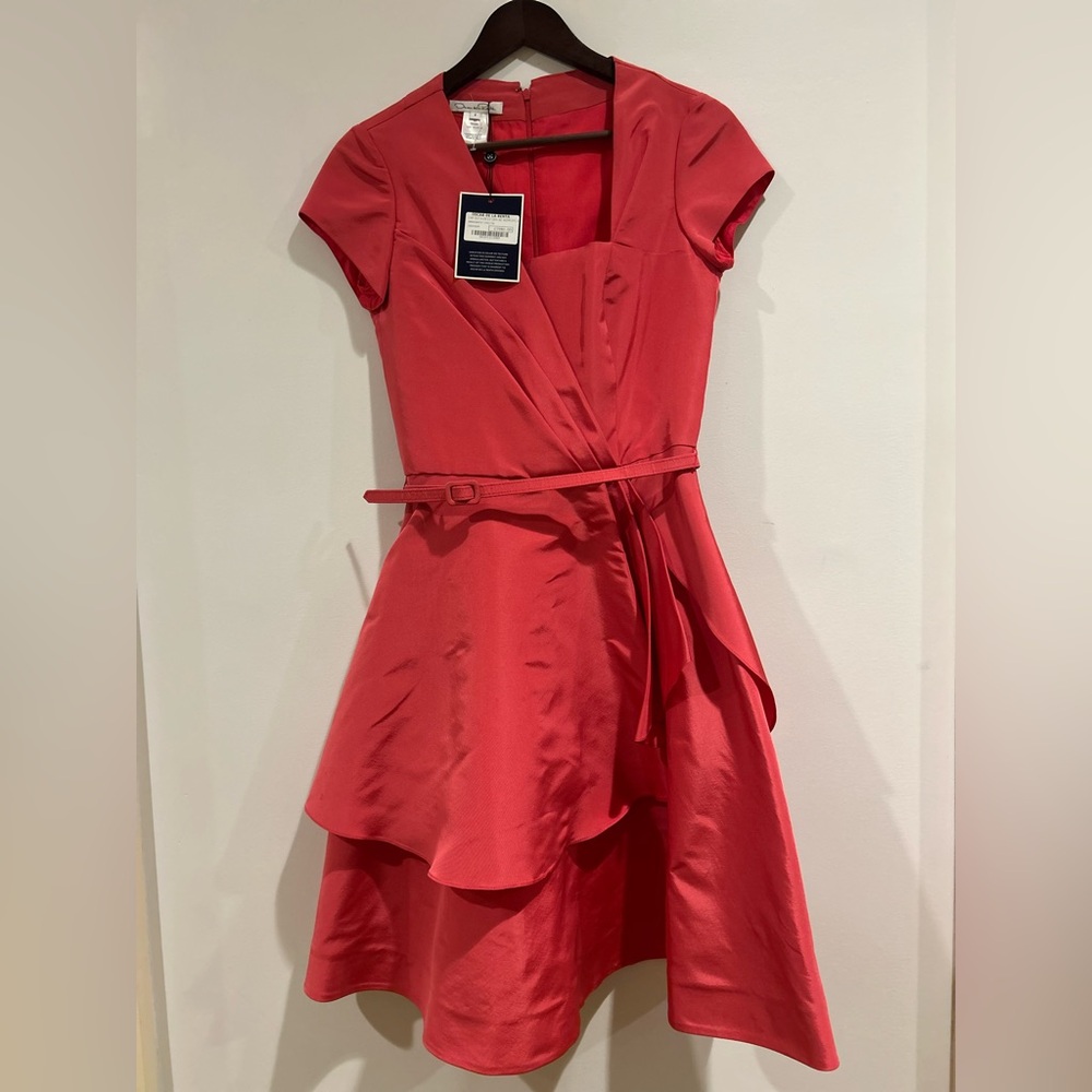 Oscar de la Renta Haute couture dress hot pink